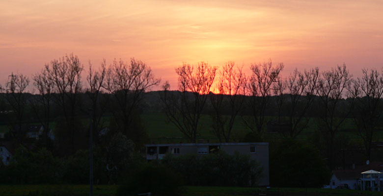 Sunset in Tuebingen
