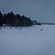 Driving on the frozen river