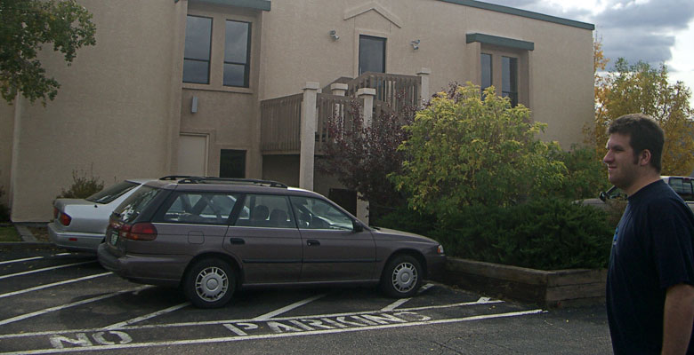 Cars are parking in a no parking area.