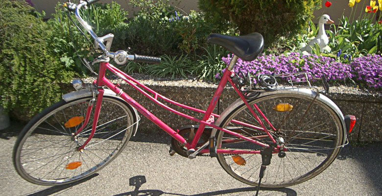 My pink bicycle