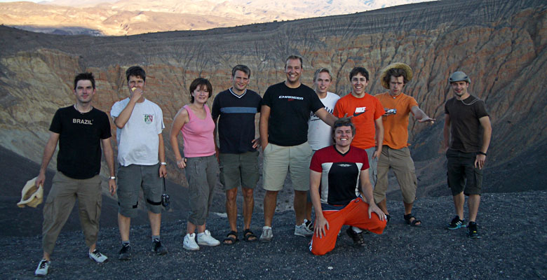 Group picture of some strange lookin' interns.