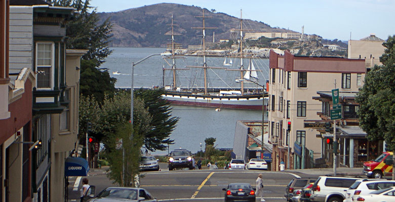 View over the Bay and Alkatraz