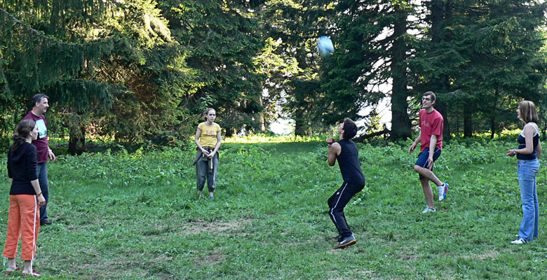 Volleyball training