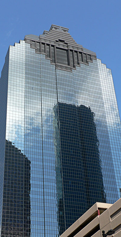 Reflection of a skyscrapper